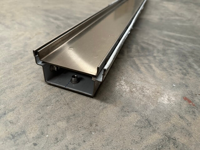 100 mm Wide , 50 mm Deep Tile Insert Drain - TheStripDrain